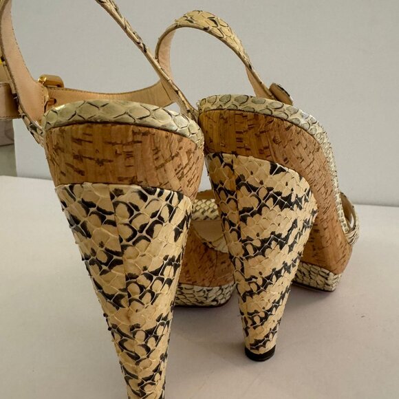 PRADA Snakeskin Platforms - Picture 7 of 16